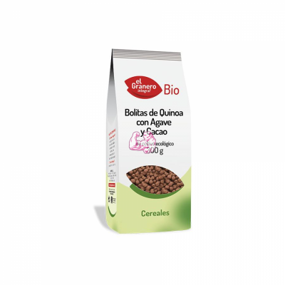 Bolitas Quinoa con Ágave y Cacao El Granero Integral, 300 g