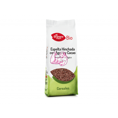 Trigo Espelta Hinchado con Agave y Cacao Bio, 200 g